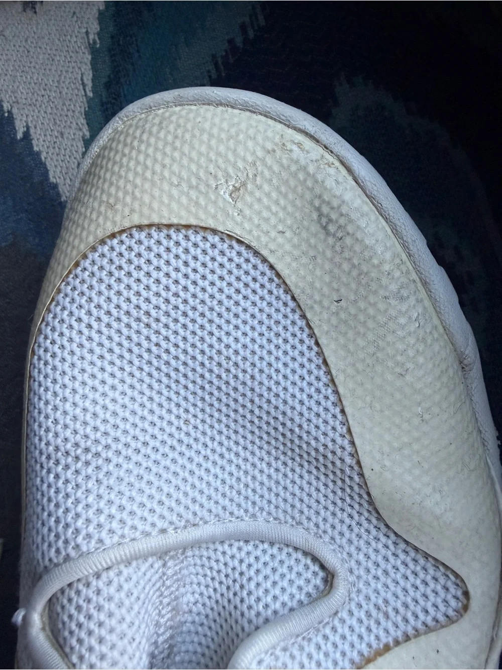 adidas White Mesh Low-Top Sneakers
